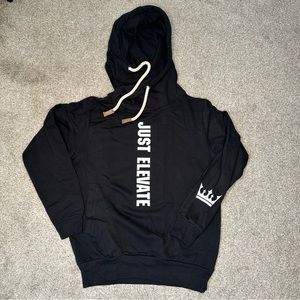 JUST ELEVATE | Glow In The Dark | black hoodie! NEW!